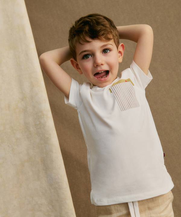 Peuterey T-shirt con taschino rigato Negozio
