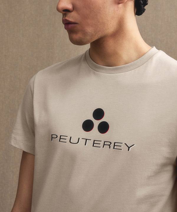 Peuterey T-shirt logata di cotone Moda
