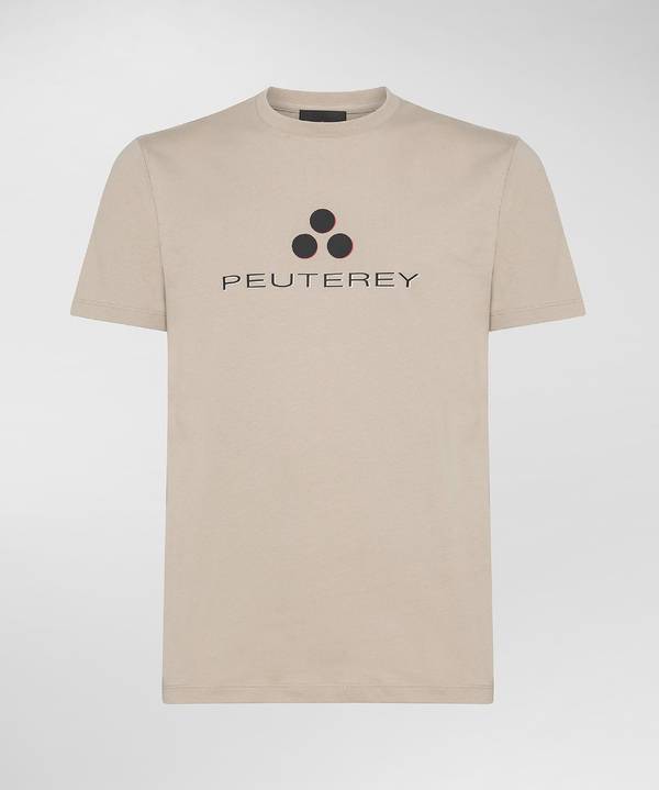 Peuterey T-shirt logata di cotone Moda