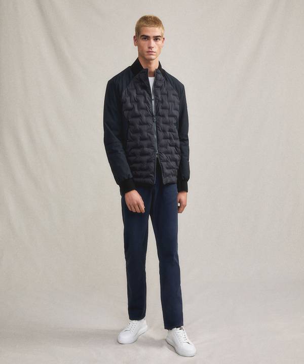 Peuterey Bomber stretch con imbottitura jaquard Nuovo