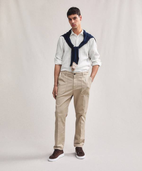 Peuterey Camicia in lino Qualità