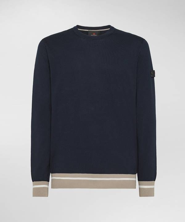 Peuterey Maglia tricot con dettagli rigati Vendita
