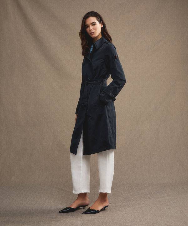 Peuterey Trench idrorepellente con cintura Promozione Limitata