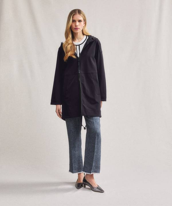 Peuterey Parka fishtail in nylon stretch