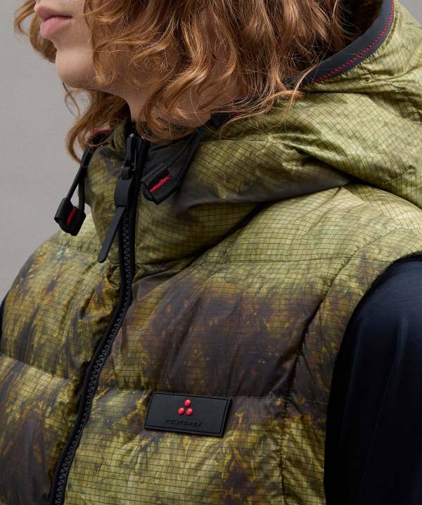 Peuterey Gilet Tie-Dye In Nylon Ripstop In Vendita
