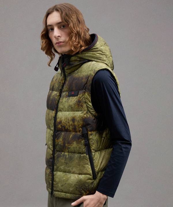 Peuterey Gilet Tie-Dye In Nylon Ripstop In Vendita