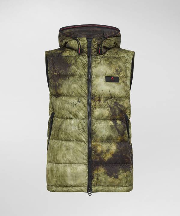 Peuterey Gilet Tie-Dye In Nylon Ripstop In Vendita