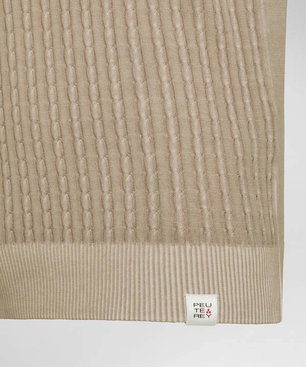 Peuterey Polo a treccia in tricot di cotone 2025