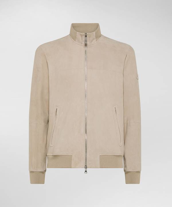 Peuterey Giacca bomber in pelle scamosciata Italy