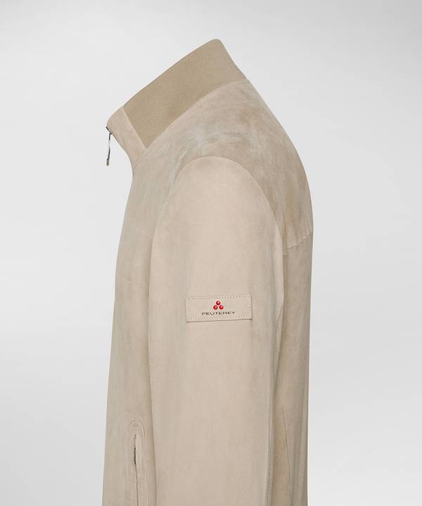 Peuterey Giacca bomber in pelle scamosciata Italy