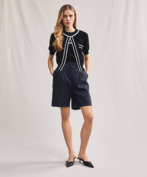 Peuterey Bermuda in lino Shopping Online