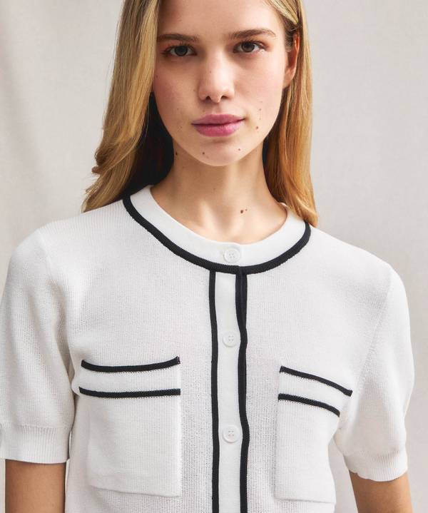 Peuterey Cardigan manica corta con tasche al petto Affare Del Giorno