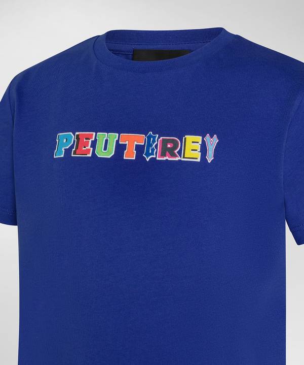 Peuterey T-shirt in cotone con stampa Saldi
