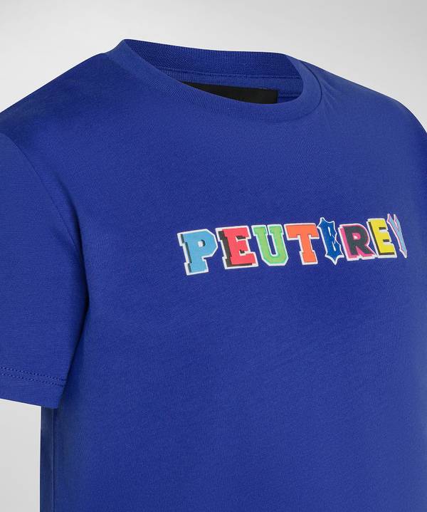 Peuterey T-shirt in cotone con stampa Saldi