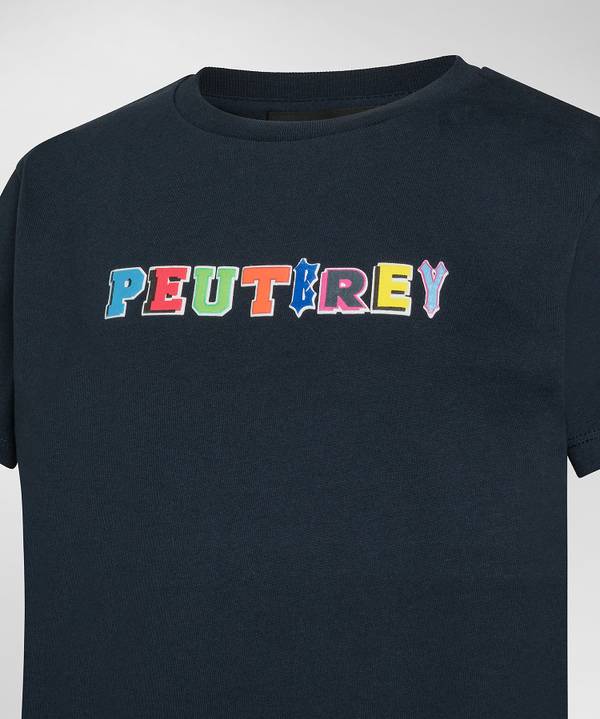 Peuterey T-shirt in cotone con stampa Hotsell