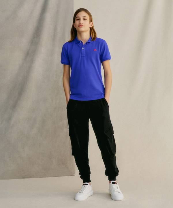 Peuterey Polo in piquet di nylon stretch Vendite Flash