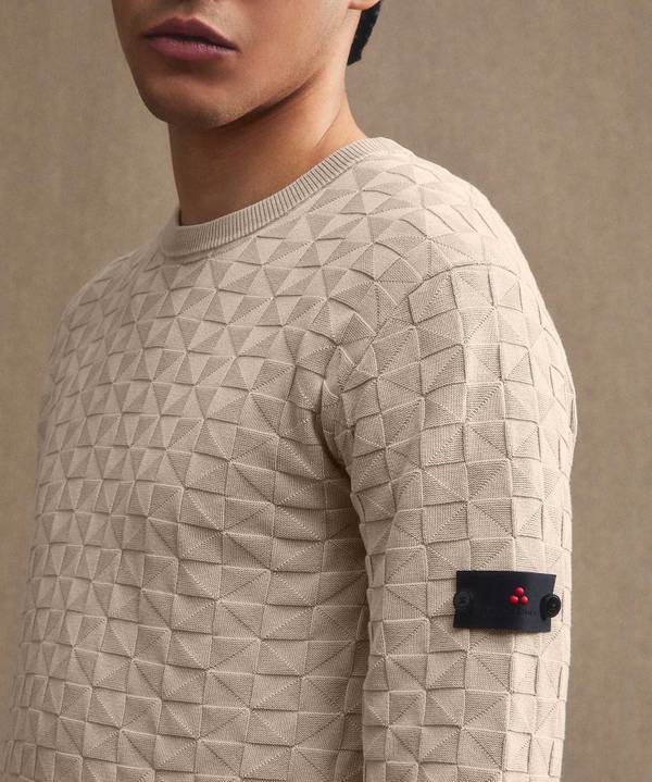 Peuterey Maglia in cotone con effetto 3D In Saldo