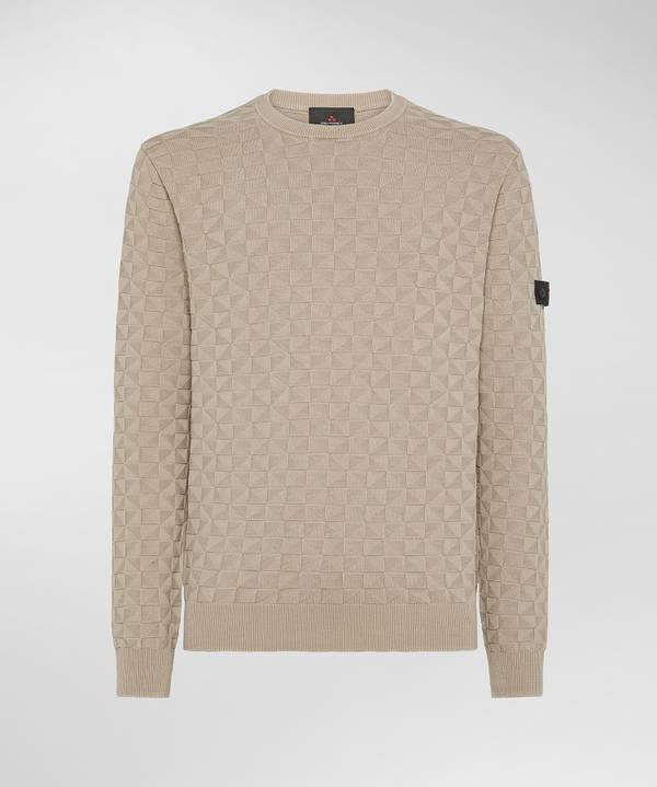 Peuterey Maglia in cotone con effetto 3D In Saldo