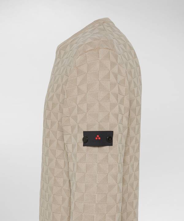 Peuterey Maglia in cotone con effetto 3D In Saldo