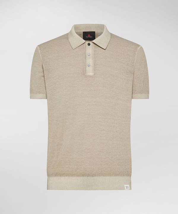 Peuterey Polo classica in tricot di cotone 2025