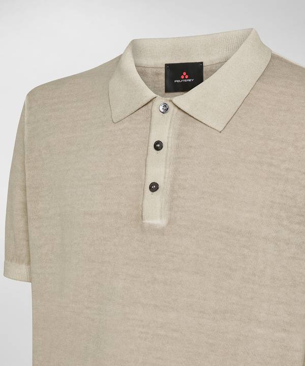 Peuterey Polo classica in tricot di cotone 2025