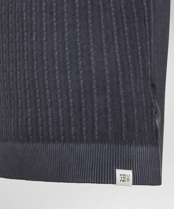 Peuterey Polo a treccia in tricot di cotone 2025