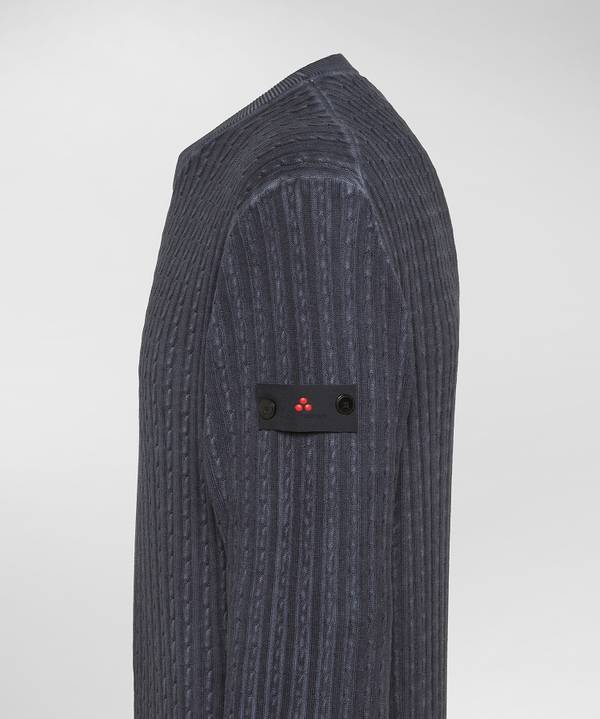 Peuterey Maglia a trecce in tricot di cotone Qualità