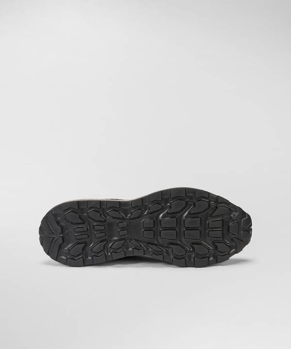 Peuterey Scarpa In Nylon E Pelle Con Suola Eva Effetto Used Consegna Veloce