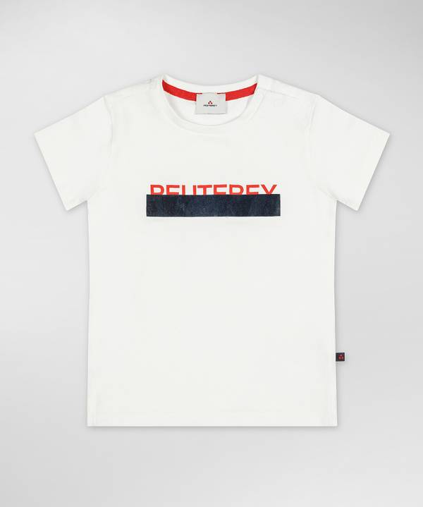 Peuterey T-shirt con stampa frontale Sottocosto