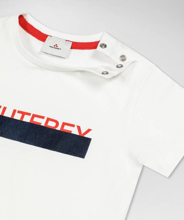 Peuterey T-shirt con stampa frontale Sottocosto