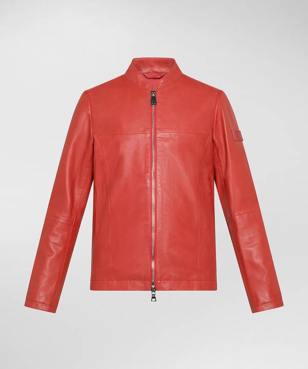 Peuterey Giacca biker in pelle Nuova
