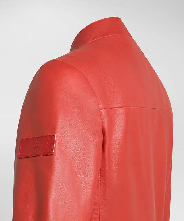 Peuterey Giacca biker in pelle Nuova
