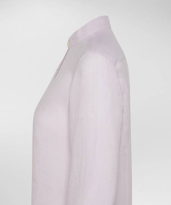 Peuterey Camicia di lino collo alla coreana Nuovo