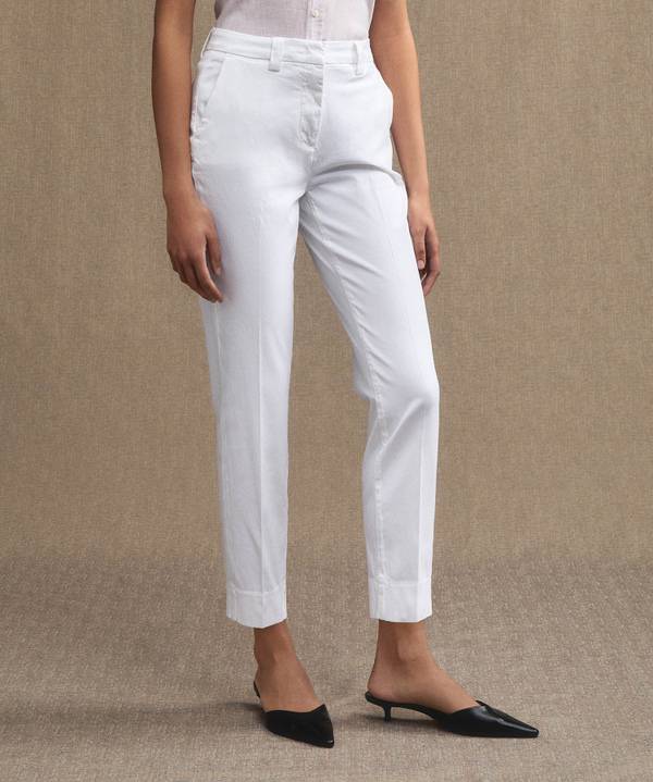 Peuterey Pantaloni in gabardine di cotone stretch Spedizione Gratuita