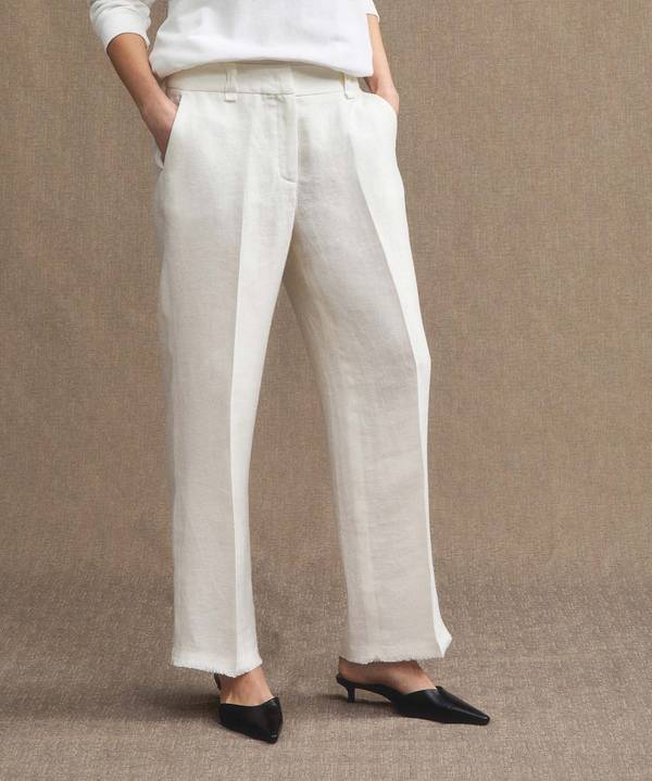 Peuterey Pantaloni in lino Fino Al -60%