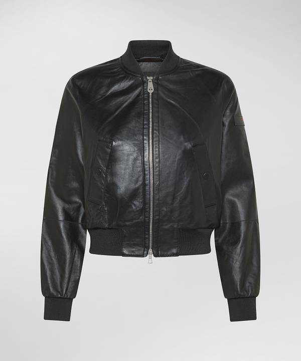Peuterey Giacca bomber corta in pelle Convenienza