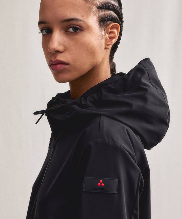 Peuterey Parka fishtail in nylon stretch Sconto