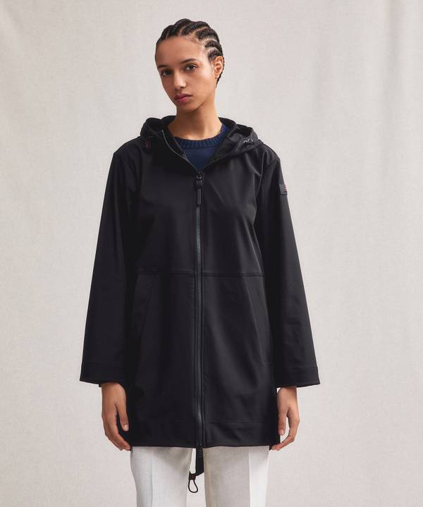 Peuterey Parka fishtail in nylon stretch Sconto