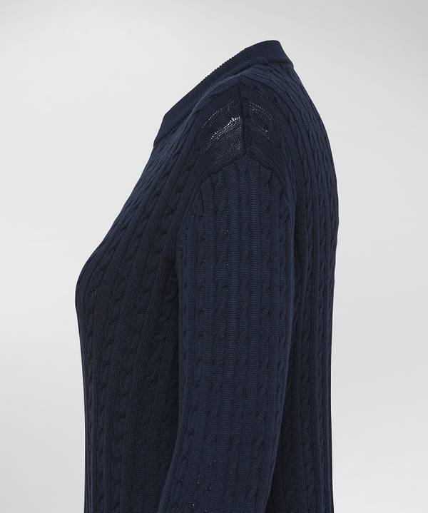 Peuterey Maglia a treccia in tricot di cotone Saldi