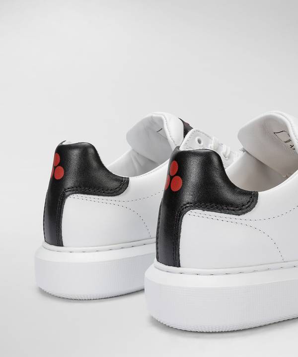 Peuterey Sneaker in pelle con logo goffrato Hotsell