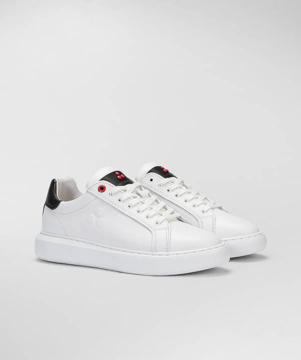 Peuterey Sneaker in pelle con logo goffrato Hotsell