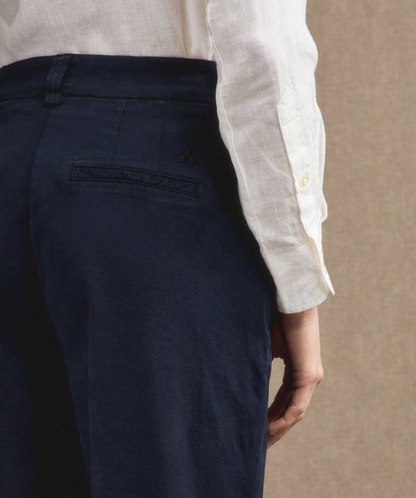 Peuterey Pantaloni in gabardine stretch Vendita Economica