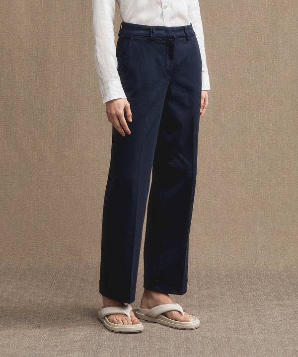 Peuterey Pantaloni in gabardine stretch Vendita Economica