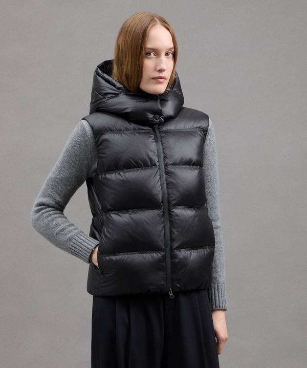 Peuterey Gilet In Ripstop Lucido Vendite Flash