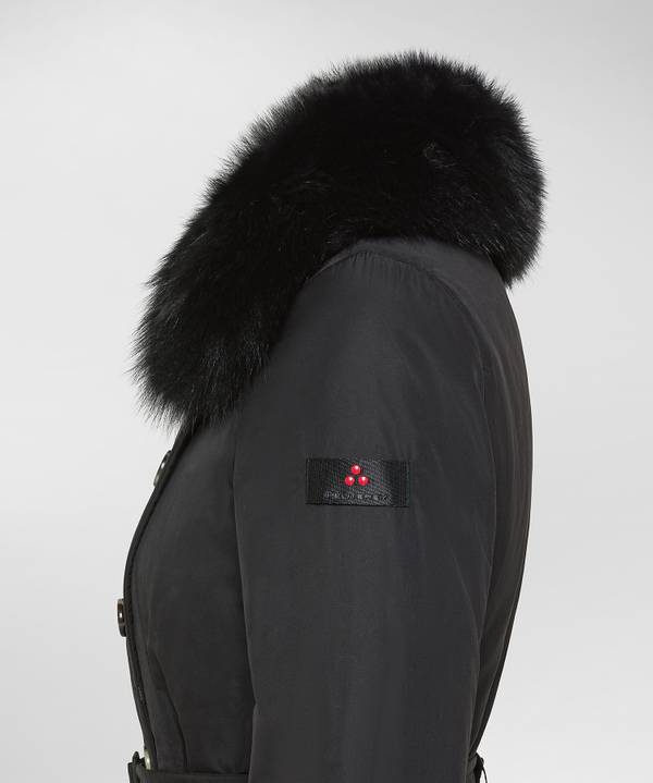 Peuterey Trench Lungo Con Pelliccia Nuova