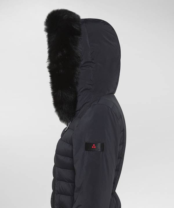 Peuterey Piumino Slim Con Pelliccia Italia