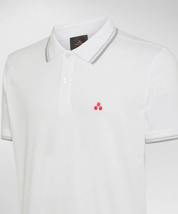 Peuterey Polo in piquet di cotone stretch Presa
