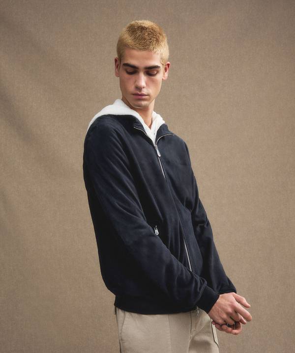 Peuterey Giacca bomber in pelle scamosciata Offerta