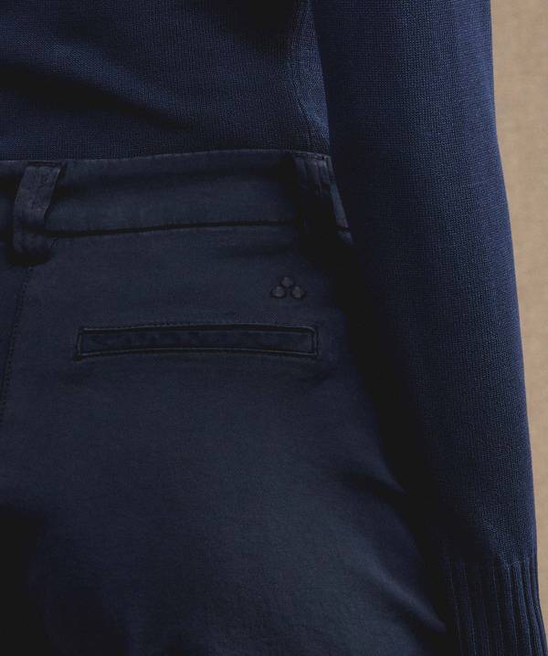 Peuterey Pantaloni in gabardine di cotone stretch Negozio