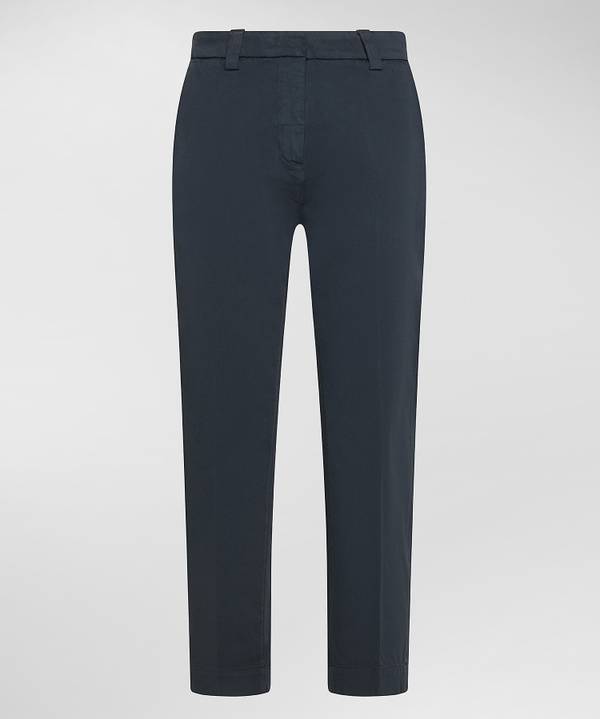 Peuterey Pantaloni in gabardine di cotone stretch Negozio